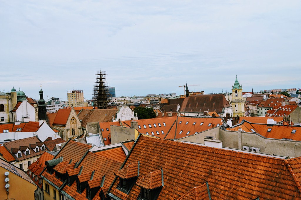 Bratislava city view